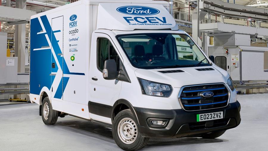Ford teste l'E-Transit à hydrogène sans émissions au Royaume-Uni