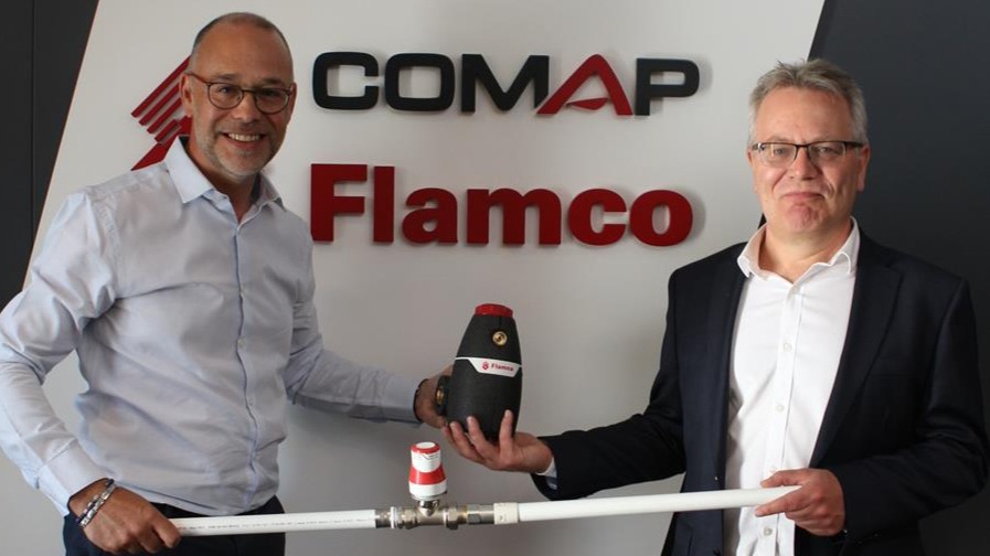 EEN PERFECT MATCH: FLAMCO EN COMAP VORMEN VOORTAAN ÉÉN UNIT