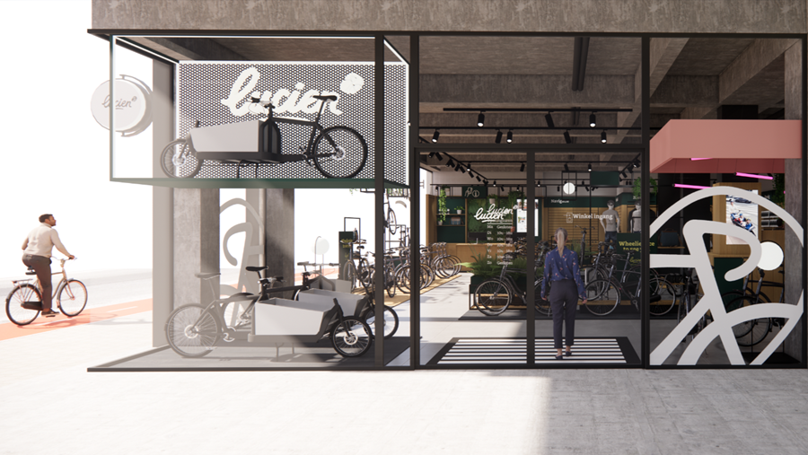 Lucien opent nieuwe fietsenwinkel in Berchem