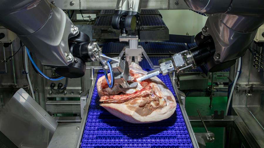Robotica en AI geven vleesverwerkende industrie een boost