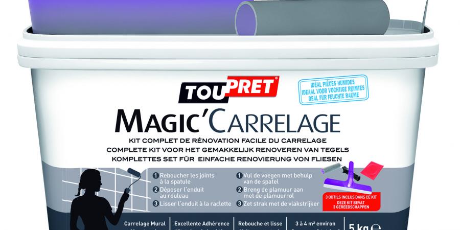Magic' Carrelage mastic de Toupret
