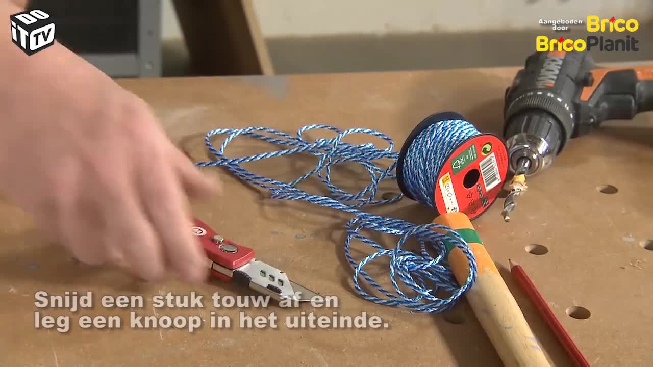 Zo teken je een cirkel op hout